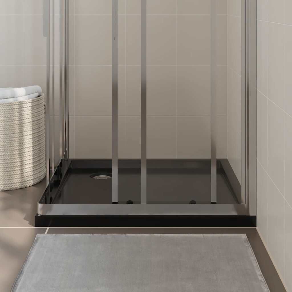 Square ABS Shower Base Tray Black 80x80 cm Price