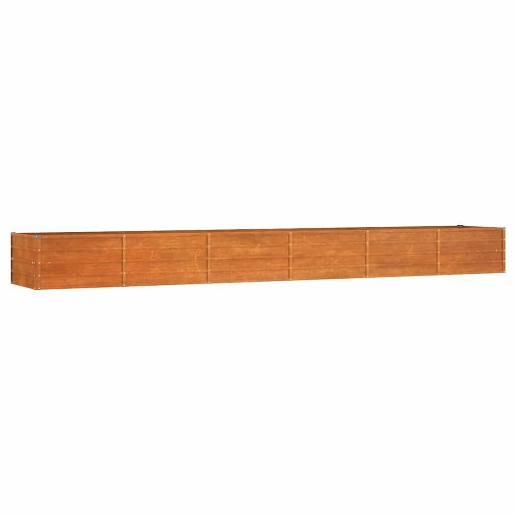 Garden Raised Bed Rusty 480x80x45 cm Corten Steel Price