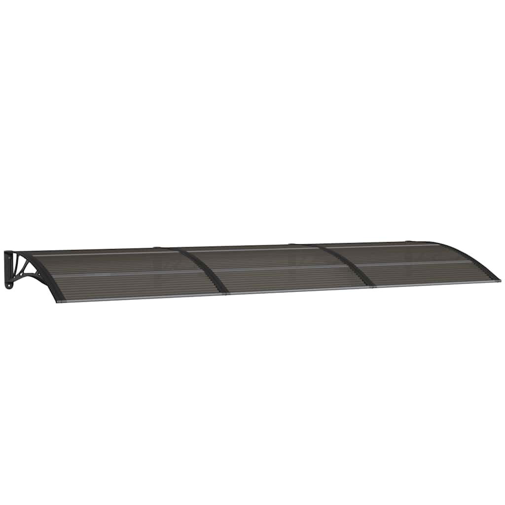 Door Canopy Black 300x100 cm Polycarbonate Price