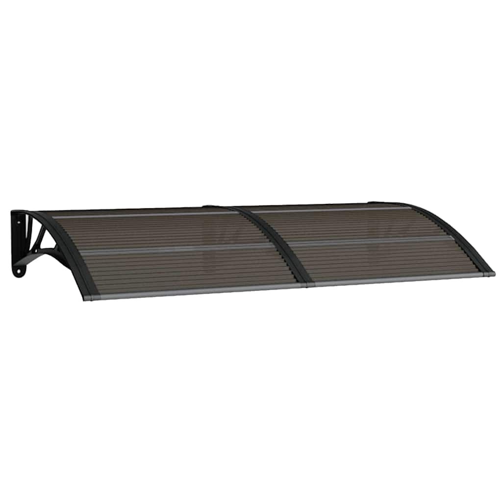 Door Canopy Black 150x75 cm Polycarbonate Price