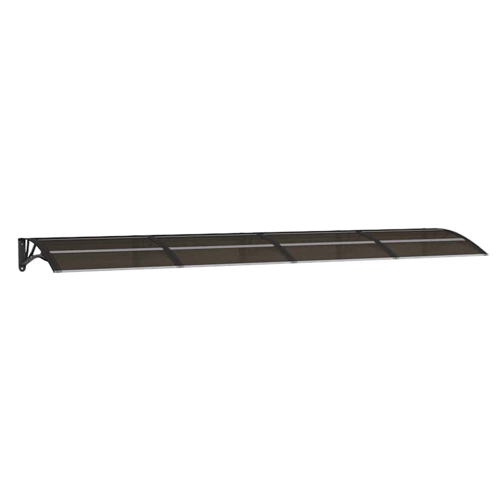 Door Canopy Black 350x75 cm Polycarbonate Price