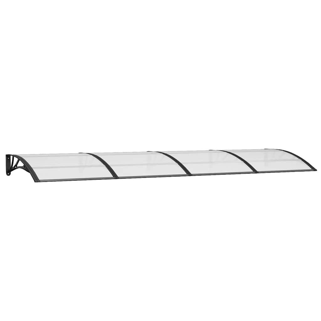 Door Canopy Black 350x100 cm Polycarbonate Price