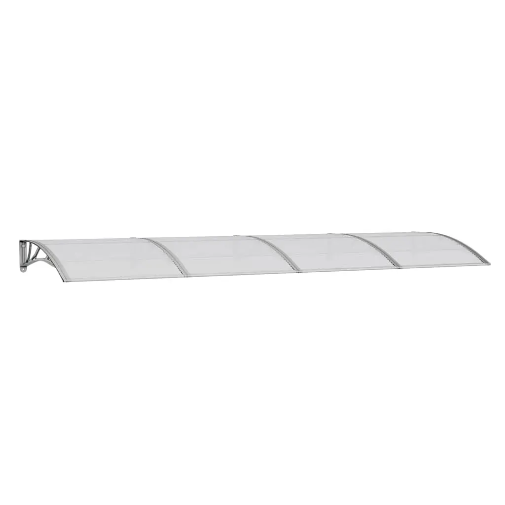 Door Canopy Grey 350x100 cm Polycarbonate Price