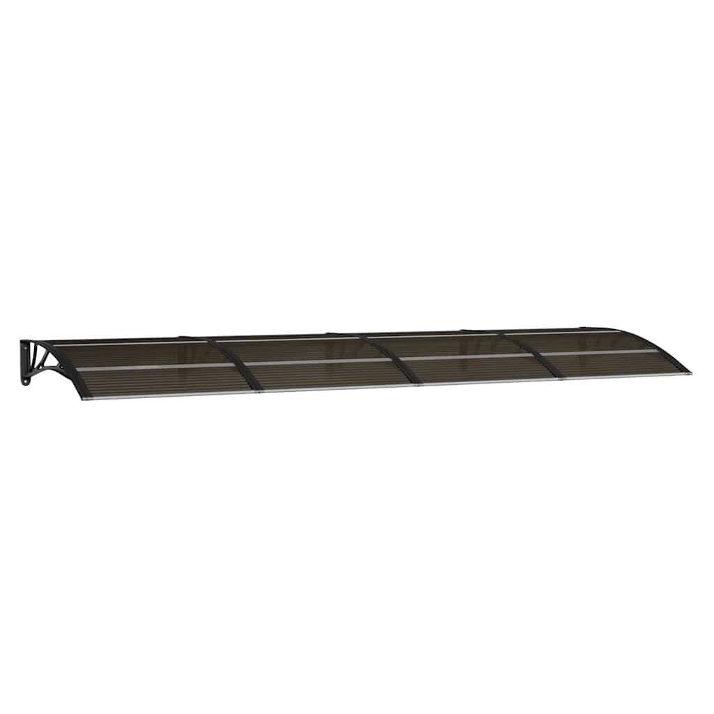 Door Canopy Black 350x100 cm Polycarbonate Price