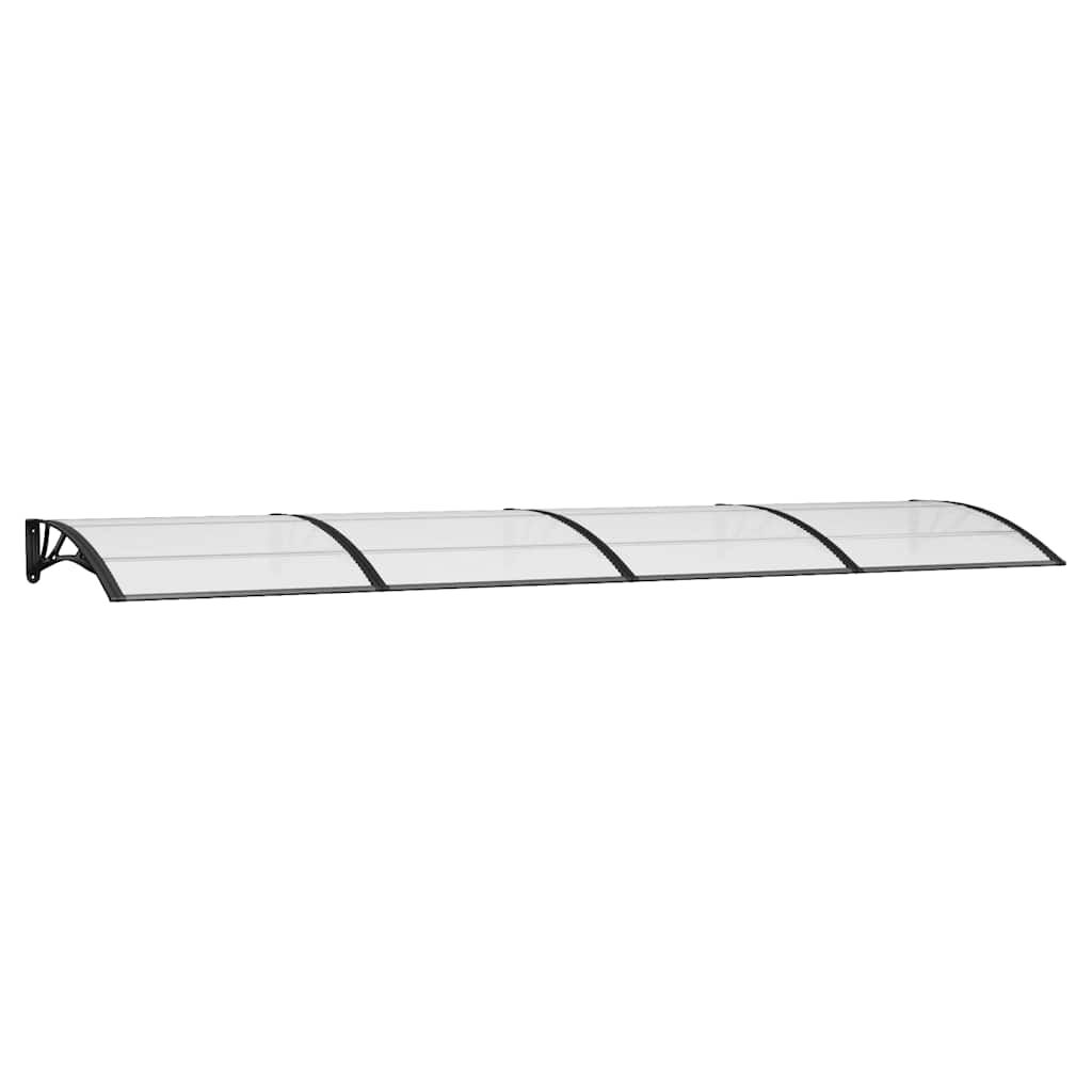 Door Canopy Black 400x100 cm Polycarbonate Price