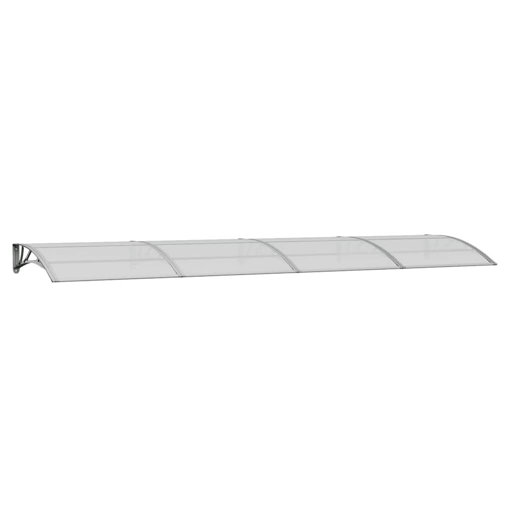 Door Canopy Grey 400x100 cm Polycarbonate Price