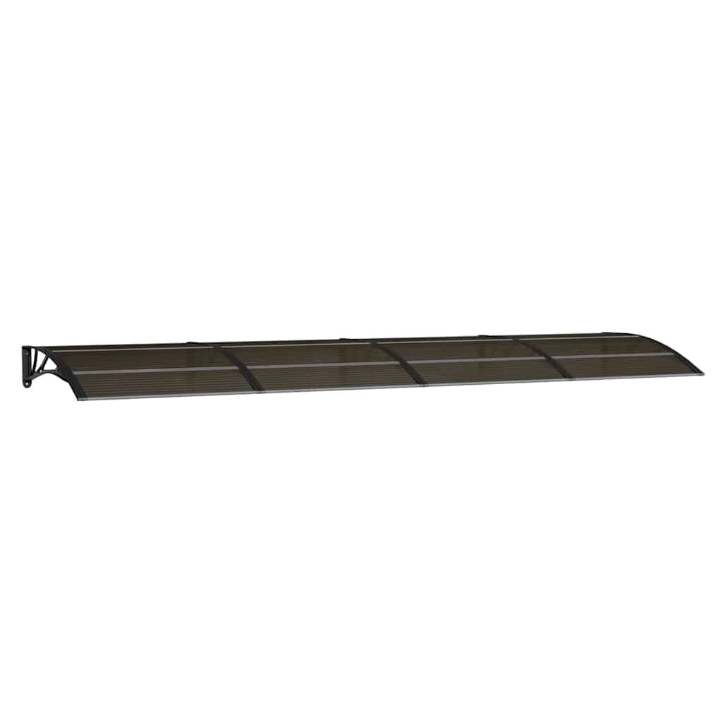 Door Canopy Black 400x100 cm Polycarbonate Price