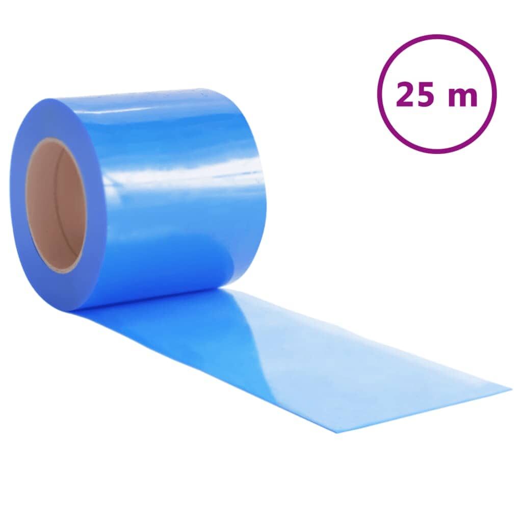 Door Curtain Blue 200 mmx1.6 mm 25 m PVC Price
