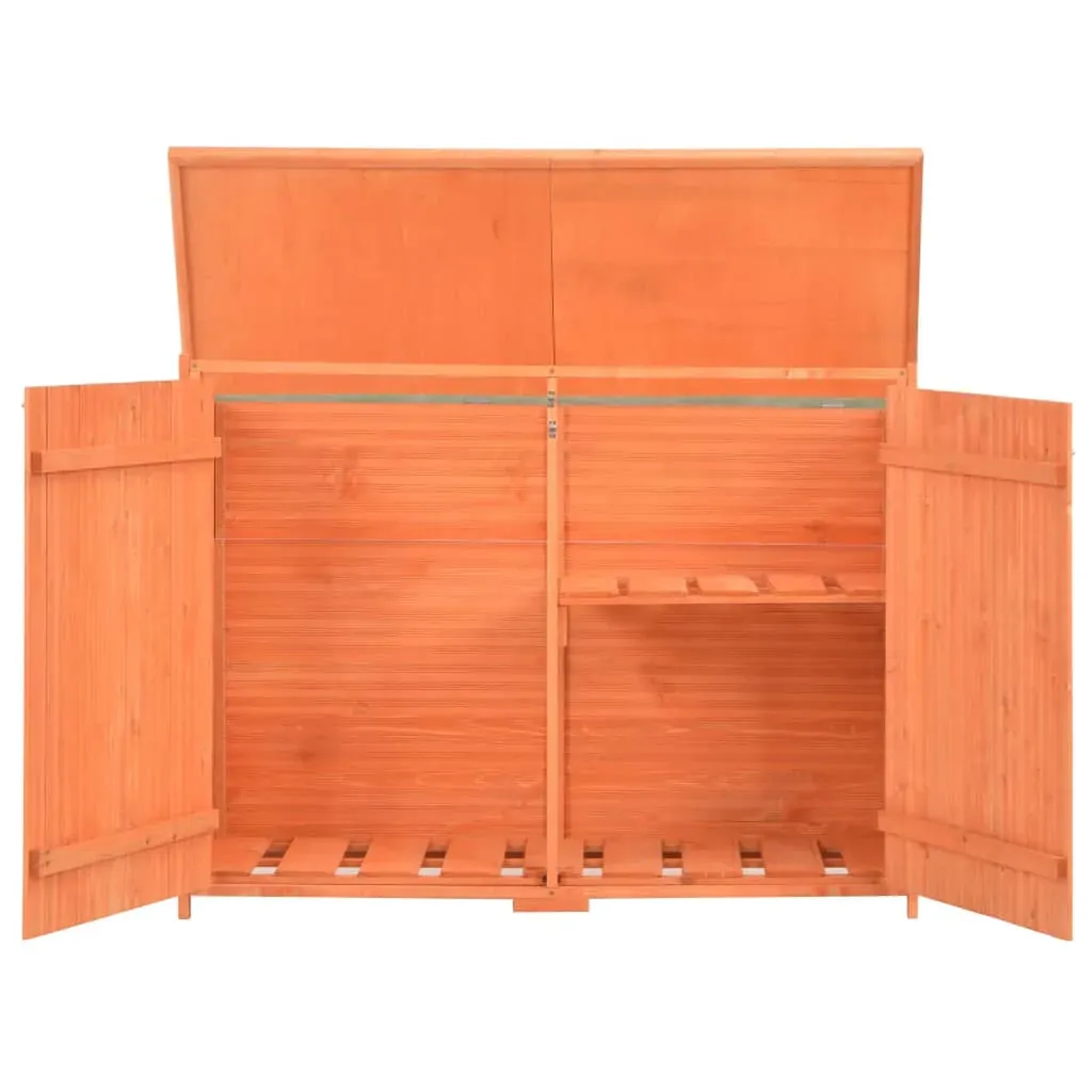 Garden Storage Shed 128x42x91 cm Wood Price