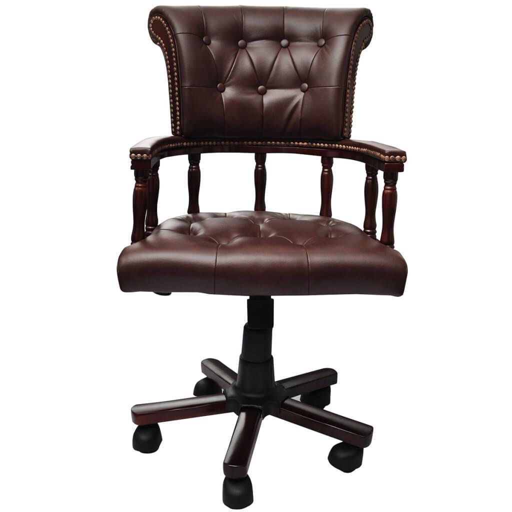Swivel Office Chair Brown Price