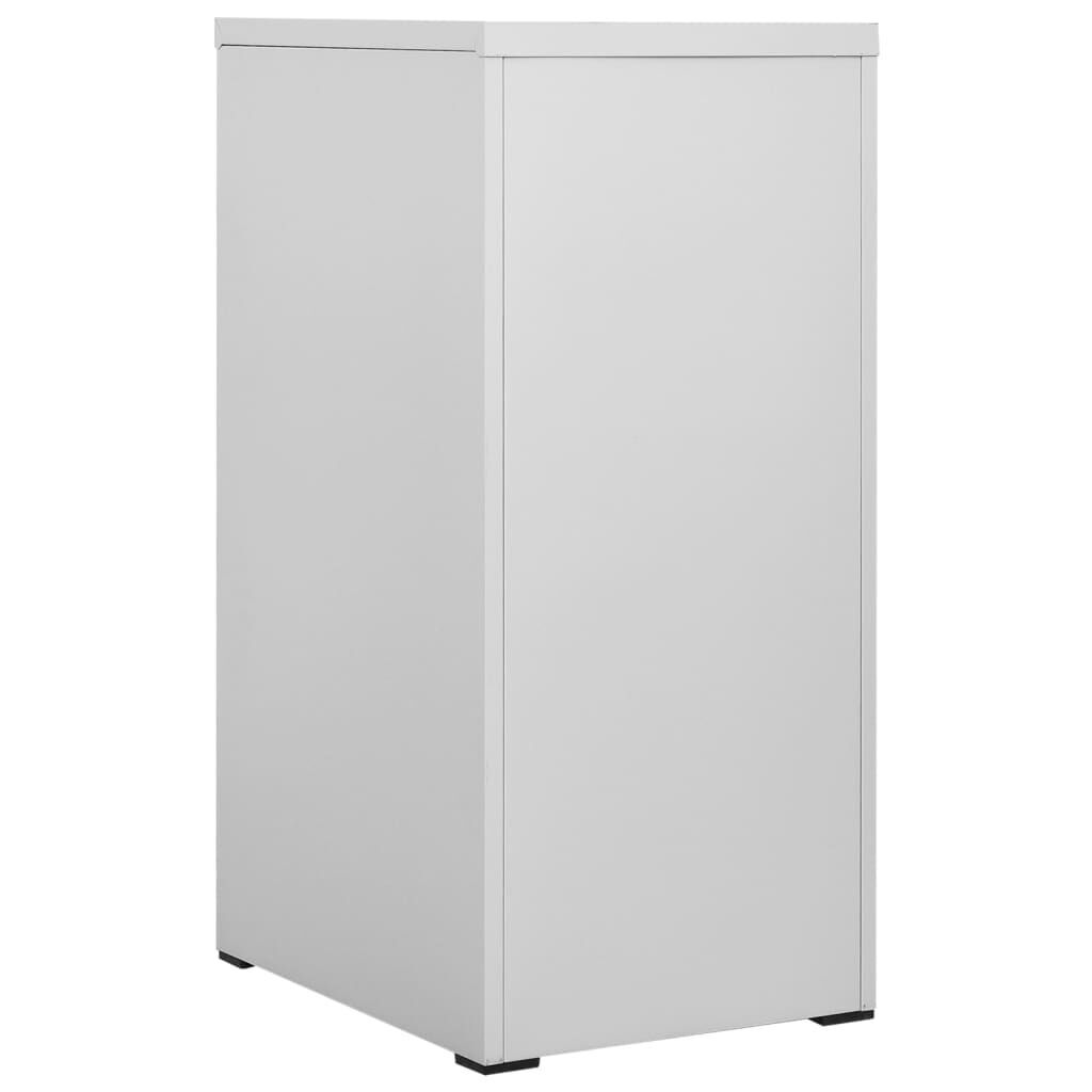 Filing Cabinet Light Grey 46x62x102.5 cm Steel Price