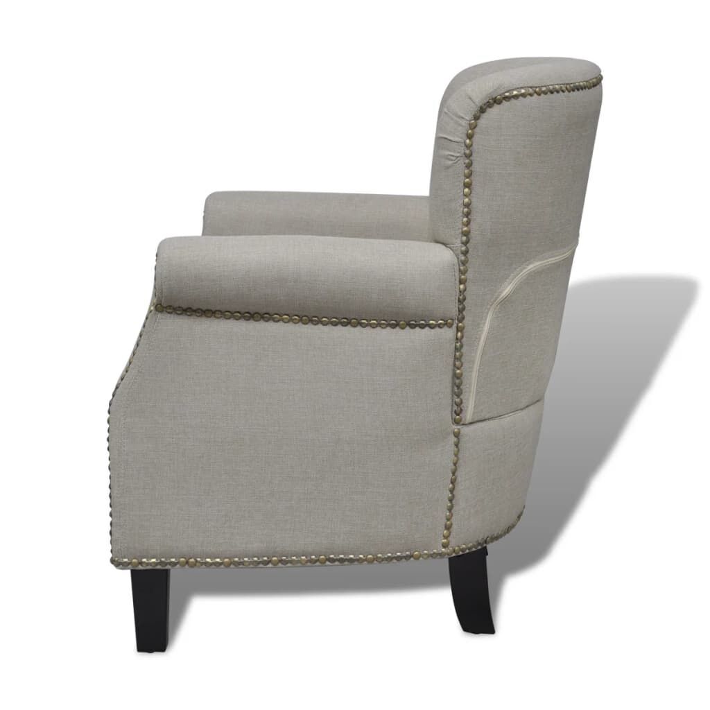 Armchair Grey Fabric Price