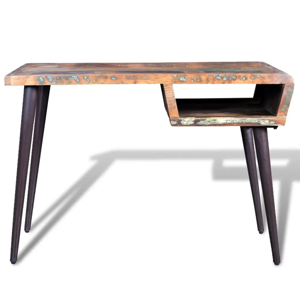 Reclaimed Wood Desk with Iron Legs Price