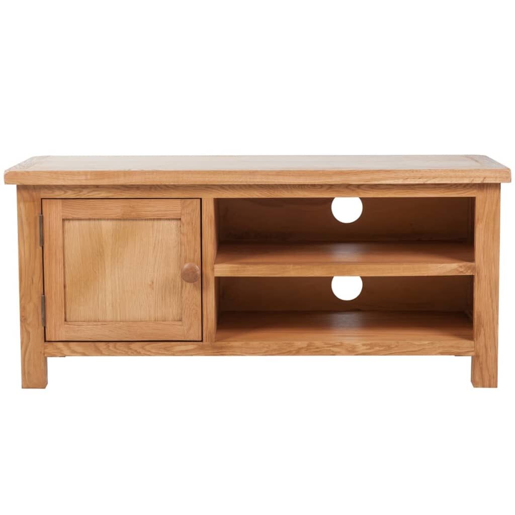 TV Cabinet 103 x 36 x 46 cm Solid Oak Wood Price