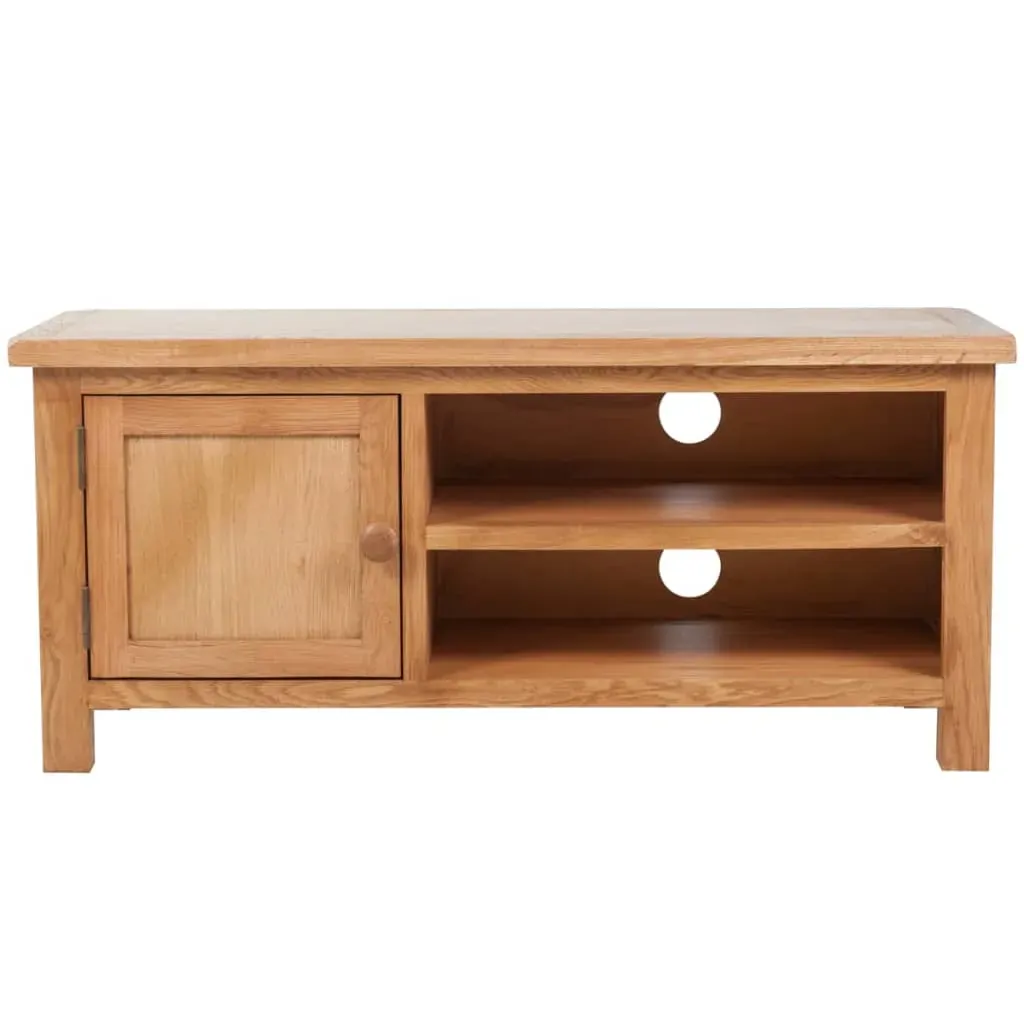 TV Cabinet 103 x 36 x 46 cm Solid Oak Wood Price