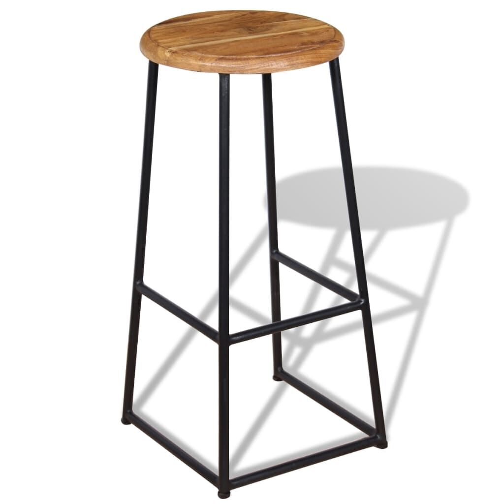 Bar Stools 2 pcs Solid Teak Wood Price