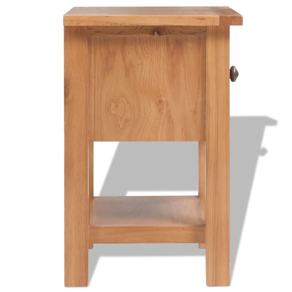 Nightstand 36x30x47 cm Solid Oak Wood Price