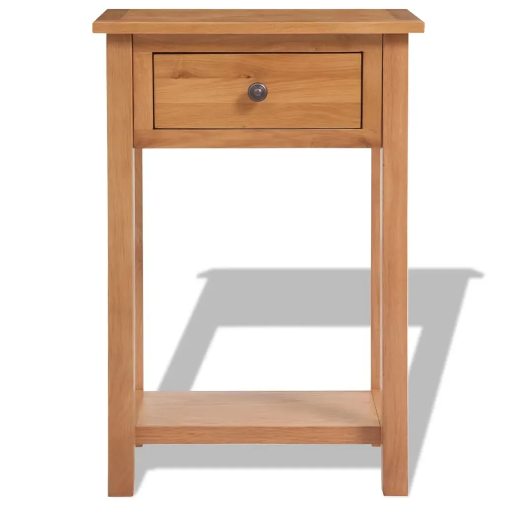 Console Table 50x32x75 cm Solid Oak Wood Price