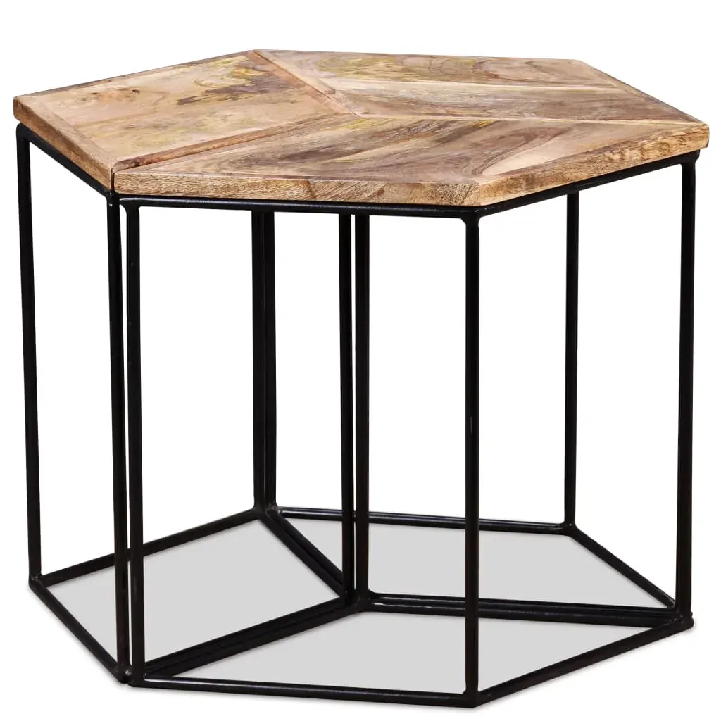 Coffee Table Solid Mango Wood 56x48x40 cm Price