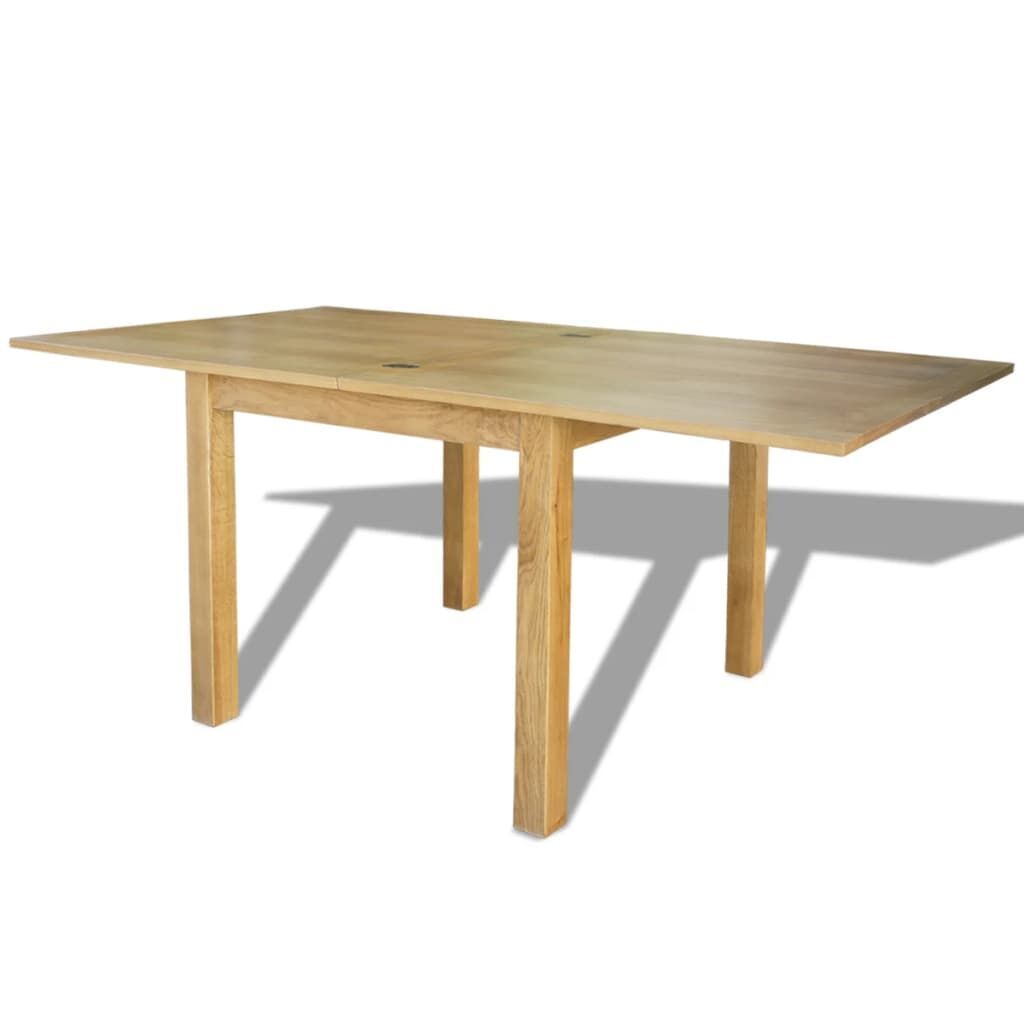 Extendable Table Oak 170x85x75 cm Price