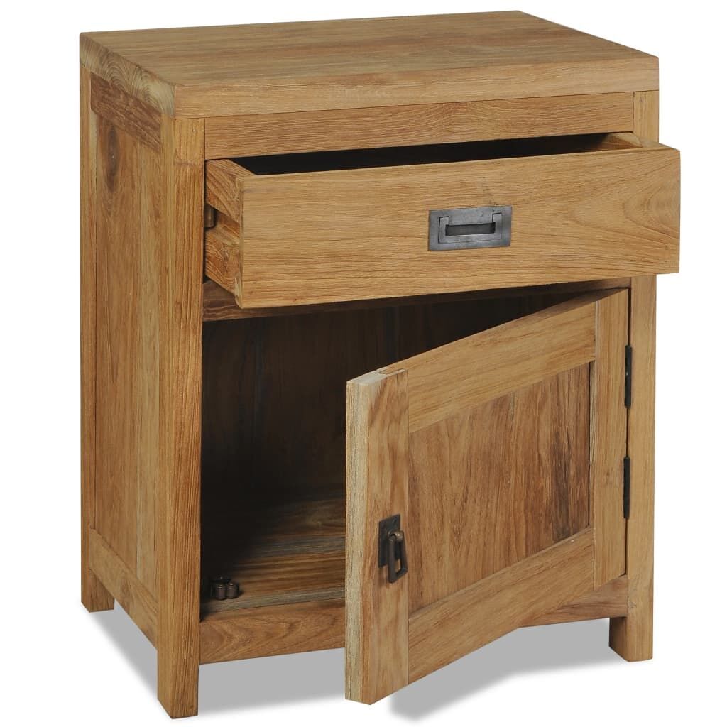 Bedside Cabinet Solid Teak 40x30x50 cm Price