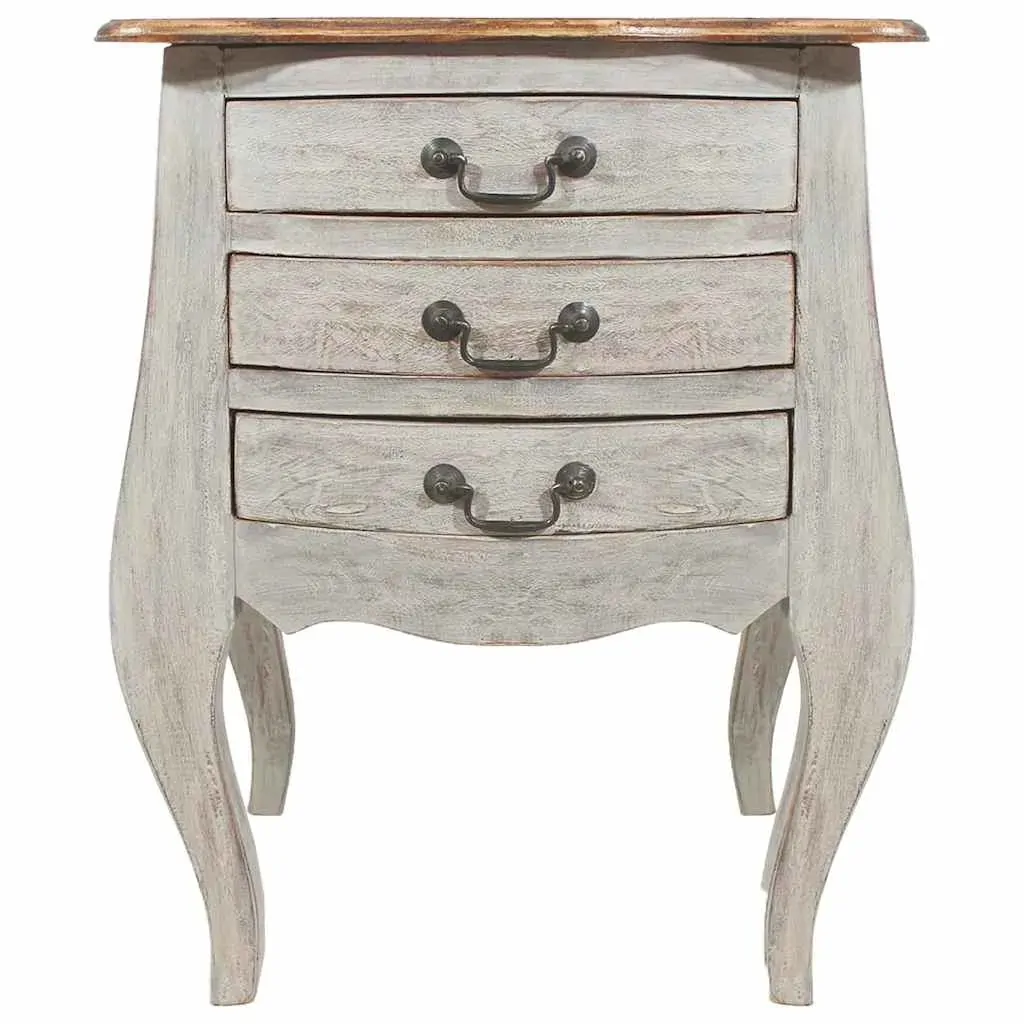 Bedside Cabinet Solid Mahogany Wood 48x35x64 cm Price