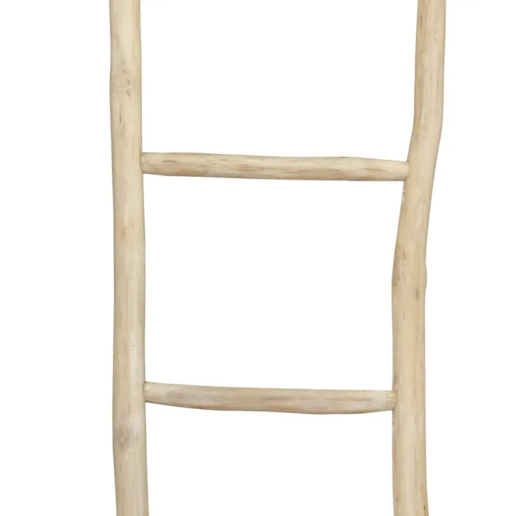 Towel Ladder with 5 Rungs Teak 45x150 cm Natural Price