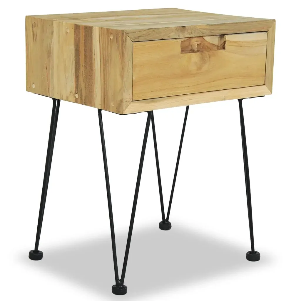 Bedside Cabinet 40x30x50 cm Solid Teak Price