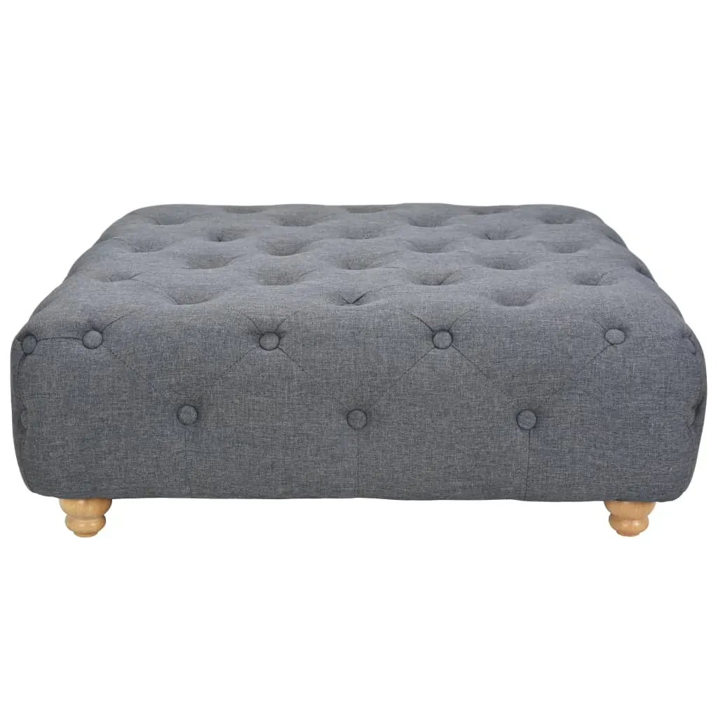 Pouffe Fabric 80x80x30 cm Dark Grey Price