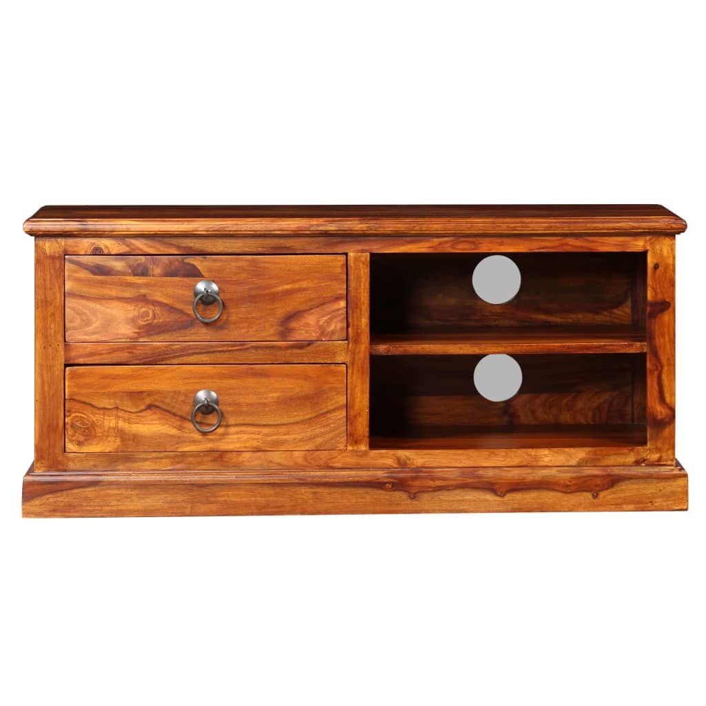 TV Cabinet Solid Acacia Wood 90x30x40 cm Price
