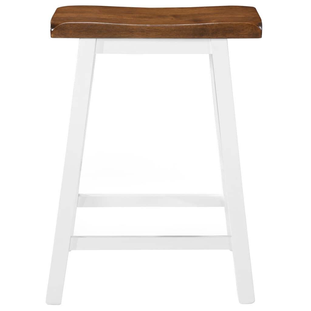 Bar Stools 2 pcs Solid Wood Price