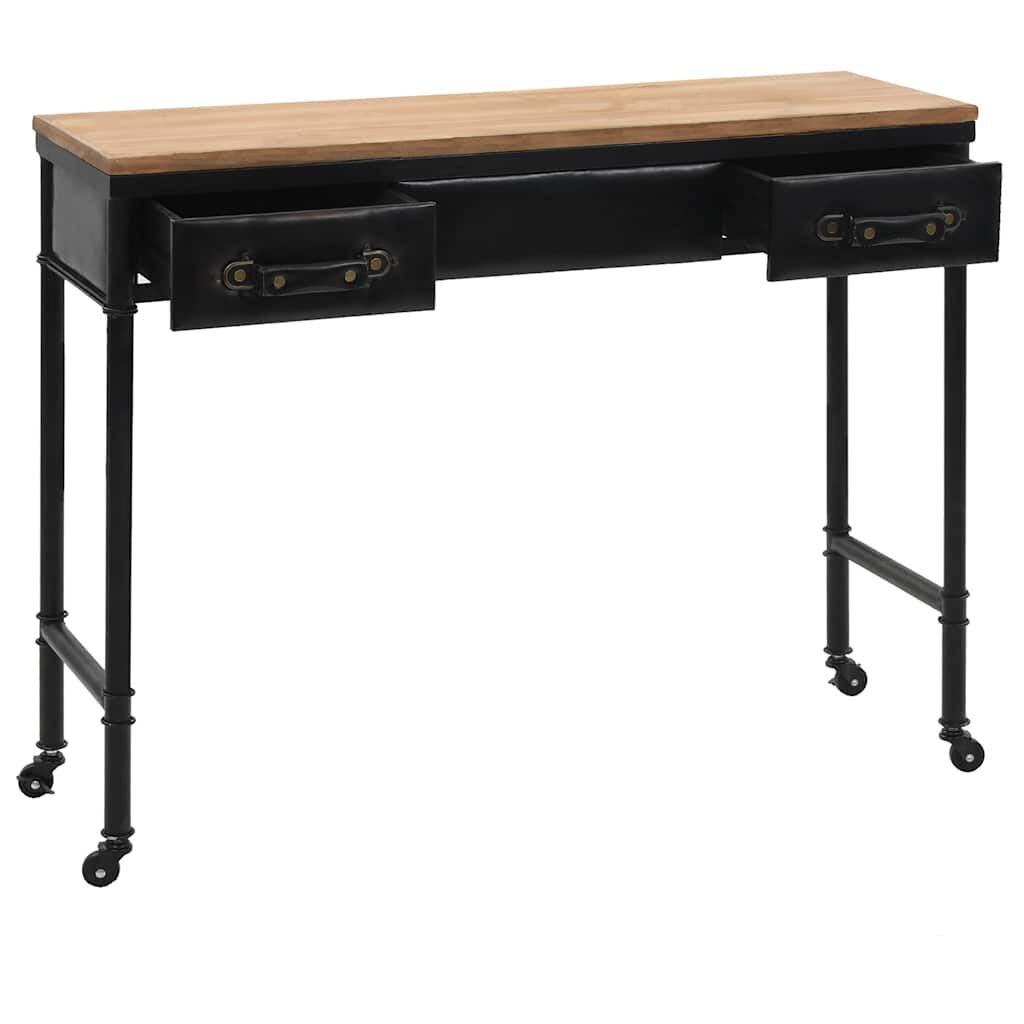 Console Table MDF and Fir Wood 100x33.5x80 cm Price
