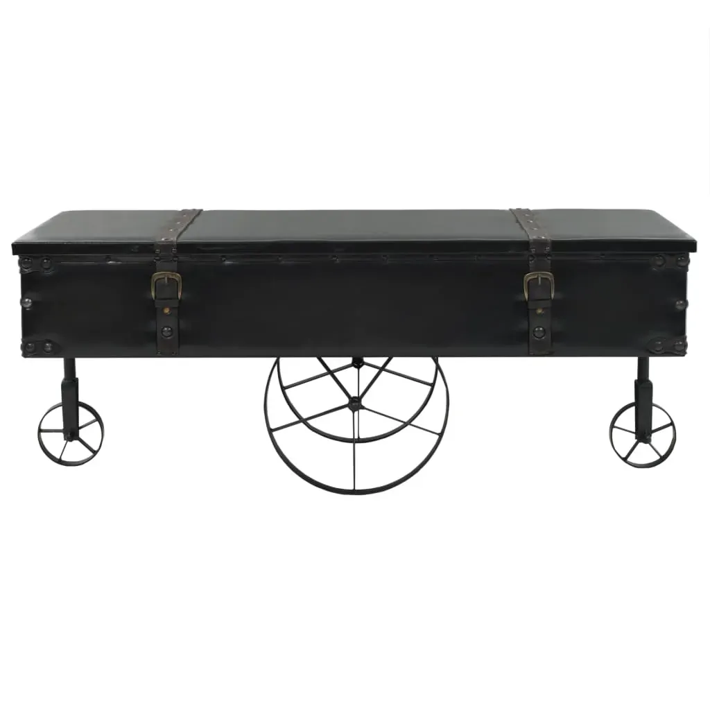 Coffee Table MDF and Fir Wood 110x55x43 cm Price