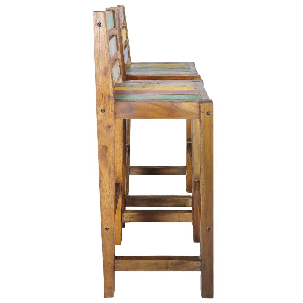 Bar Stools 2 pcs Solid Reclaimed Wood Price