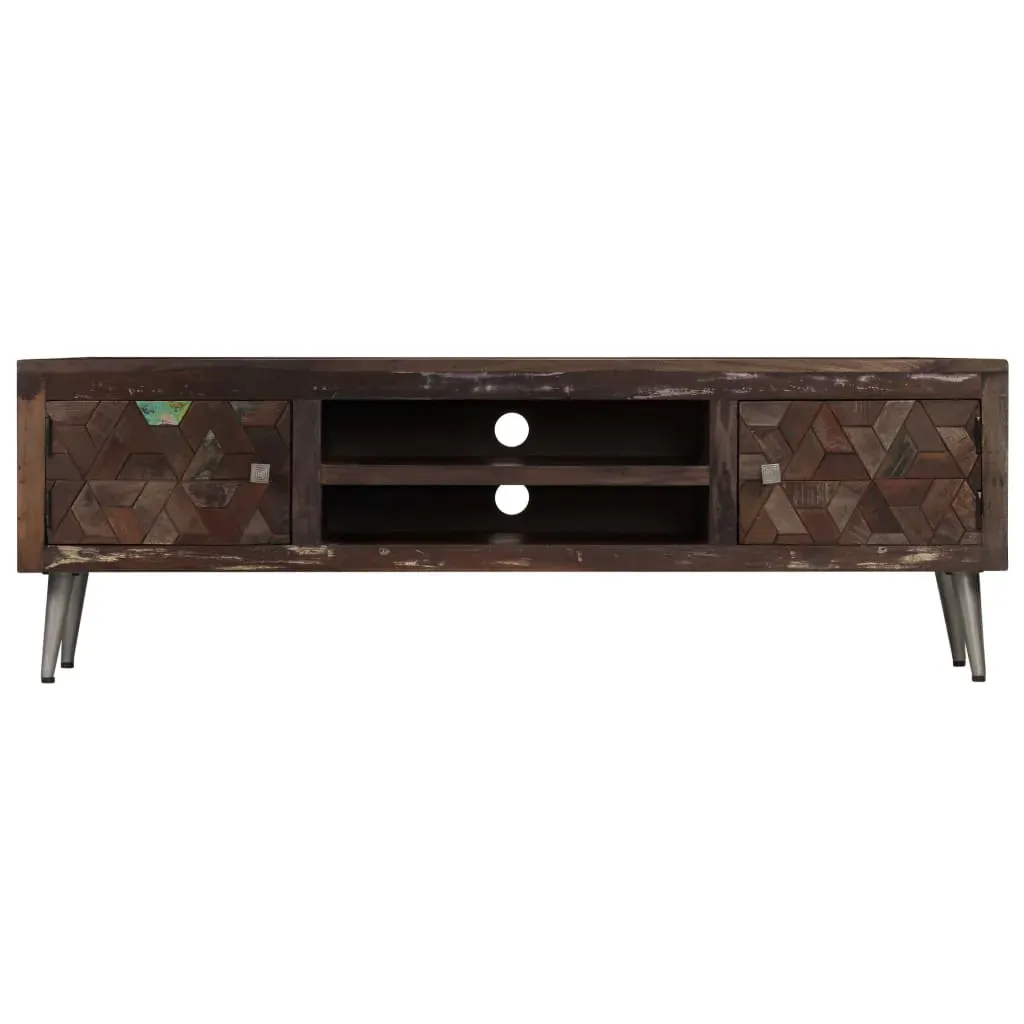 TV Cabinet Solid Reclaimed Wood 140x30x45 cm Price