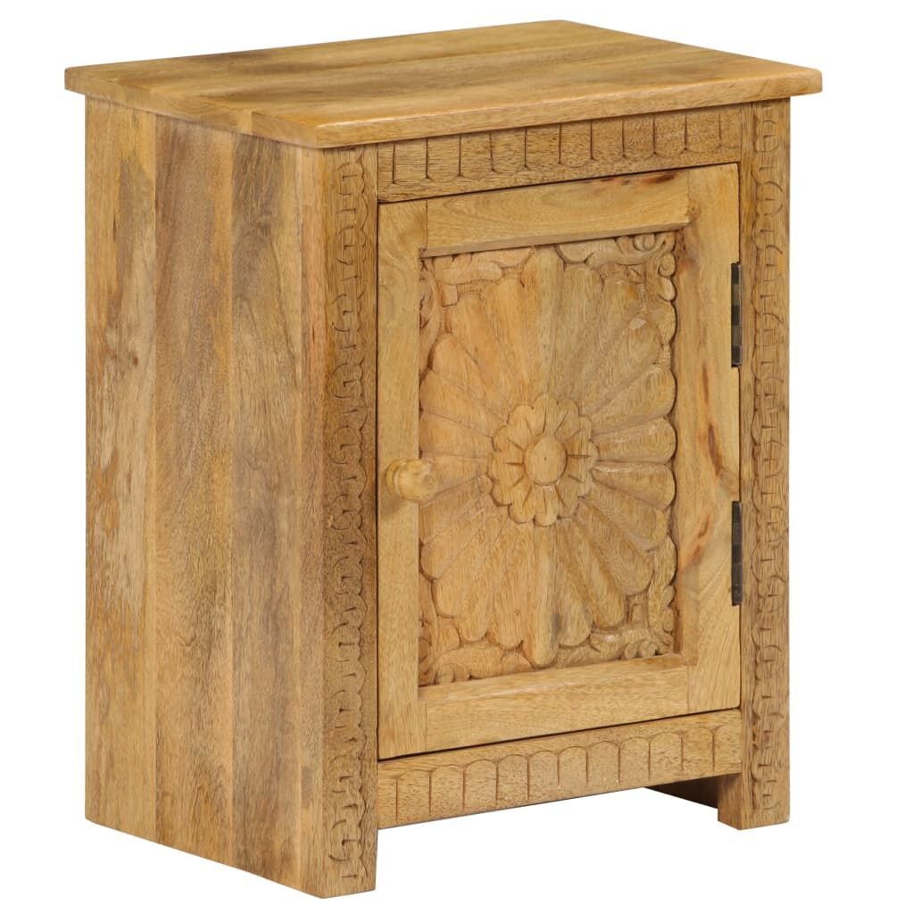 Bedside Table Solid Mango Wood 40x30x50 cm Price