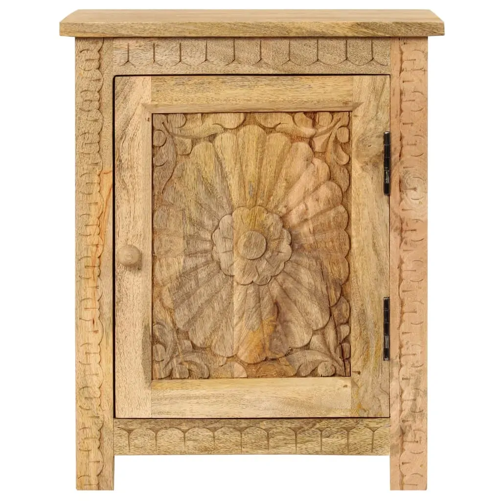 Bedside Table Solid Mango Wood 40x30x50 cm Price
