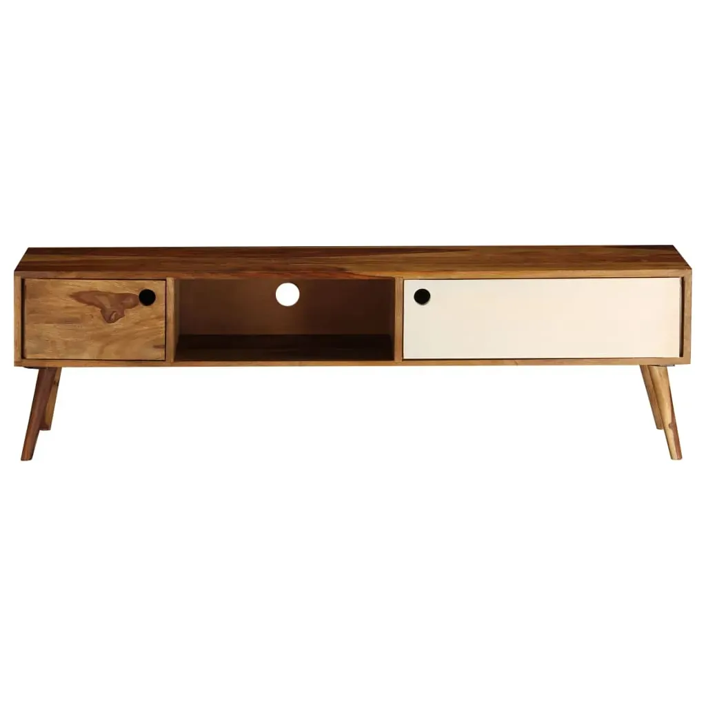 TV Cabinet 140x30x40 cm Solid Acacia Wood Price