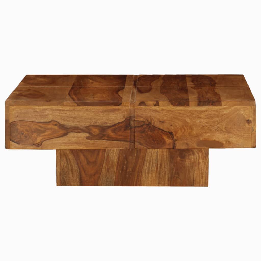 Coffee Table 80x80x30 cm Solid Wood Acacia Price