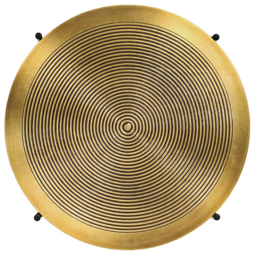 Table Set 2 Pieces Brass-covered MDF Price