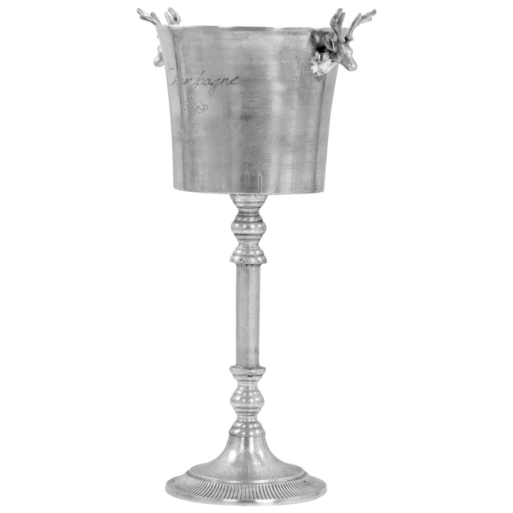 Champagne Cooler Solid Aluminium 39x29x71 cm Silver Price