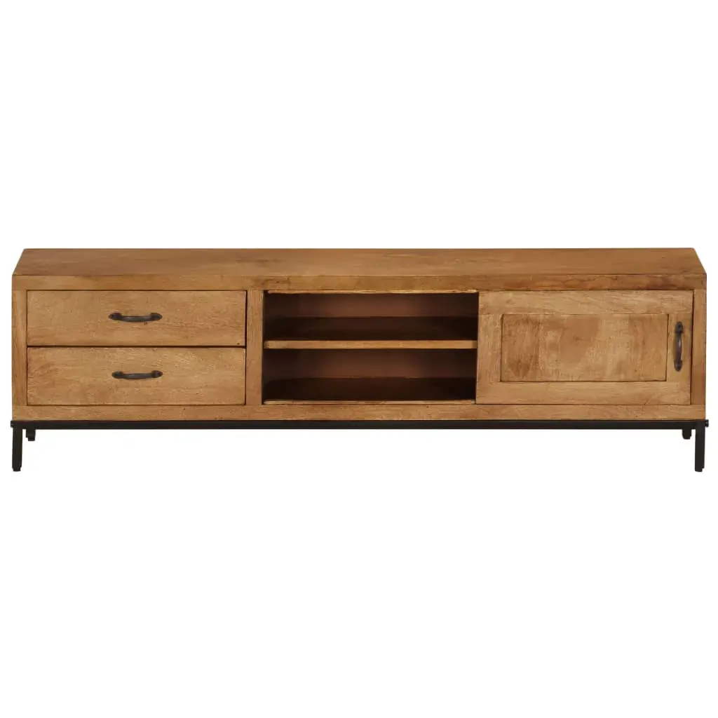 TV Cabinet Solid Mango Wood 140x30x40 cm Price