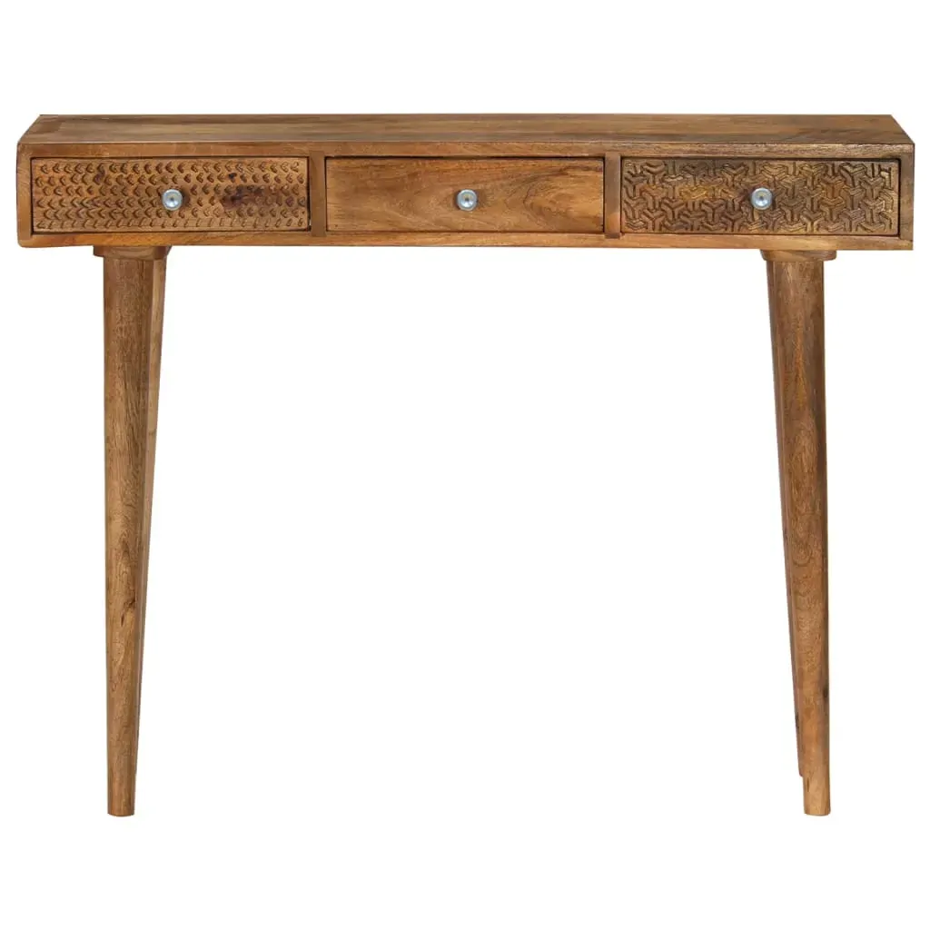 Console Table Solid Mango Wood 102x30x79 cm Price