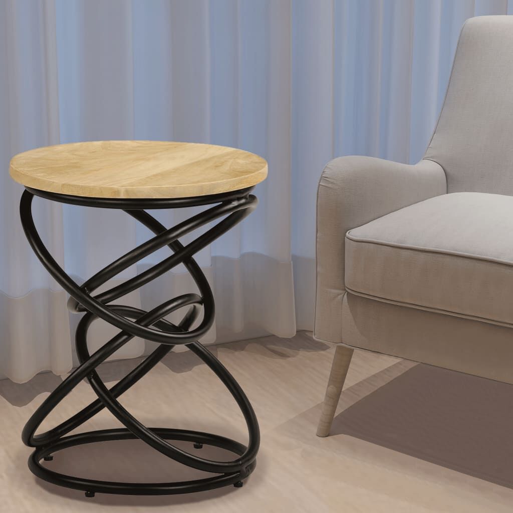 End Table Solid Mango Wood 40x50 cm Price