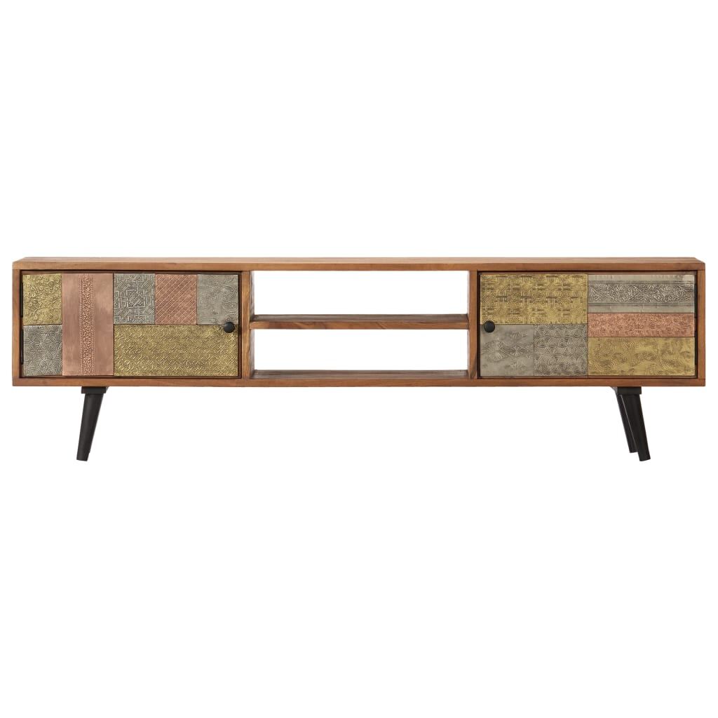 TV Cabinet 140x30x40 cm Solid Acacia Wood Price