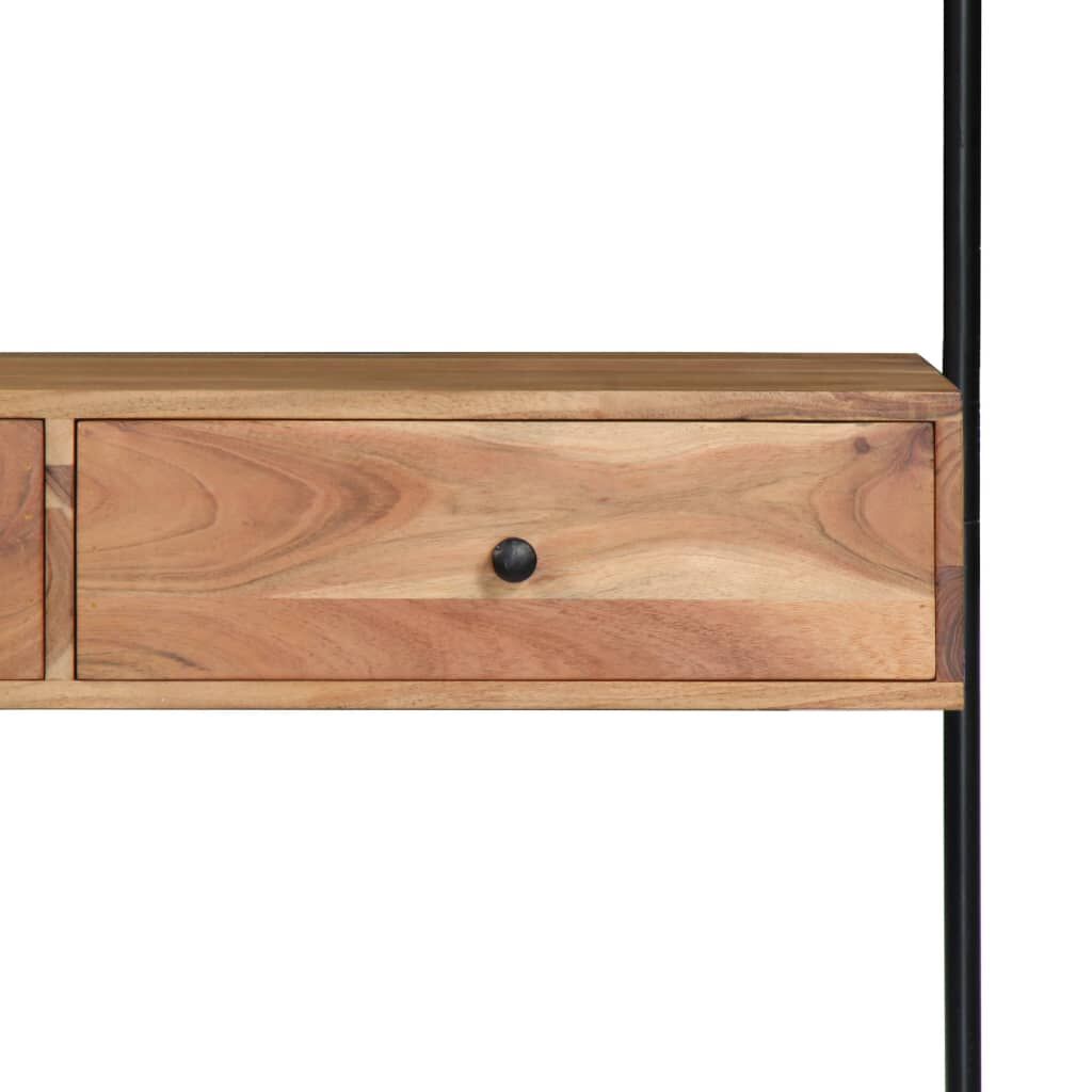 Wall Desk 90x40x170 cm Solid Acacia Wood Price
