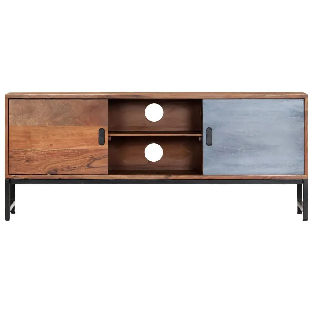 TV Cabinet 120x30x49 cm Solid Acacia Wood Price