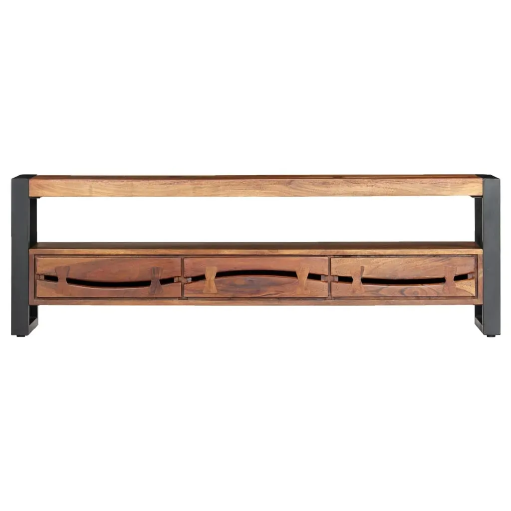 TV Cabinet 140x30x45 cm Solid Acacia Wood Price