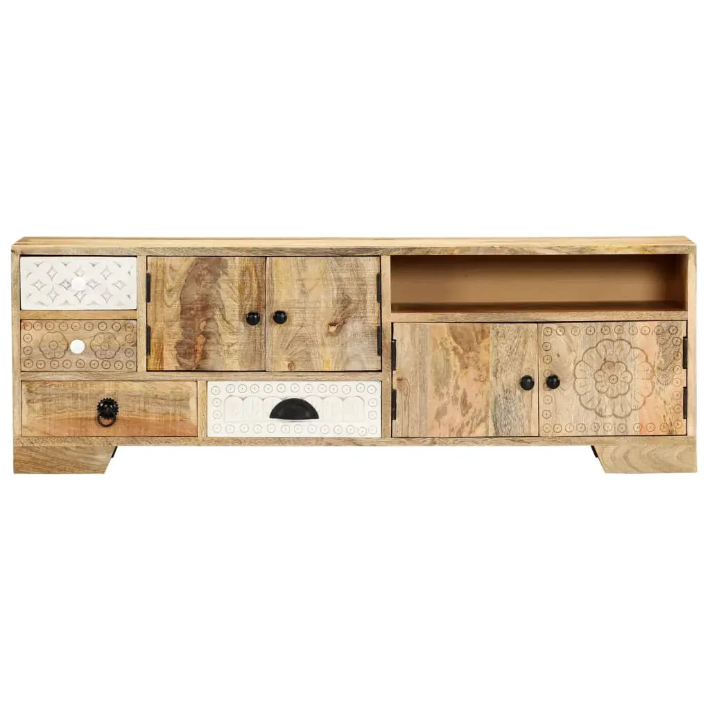 TV Cabinet 120x30x40 cm Solid Mango Wood Price