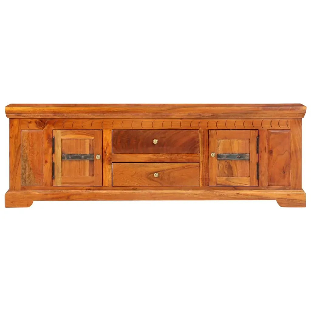 TV Cabinet 119x30x40 cm Solid Acacia Wood Price